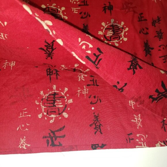 JM COLLECTION by Jennifer Moore Blouse Womens Size 10 Top 100% Linen Asian Print - Picture 9 of 14